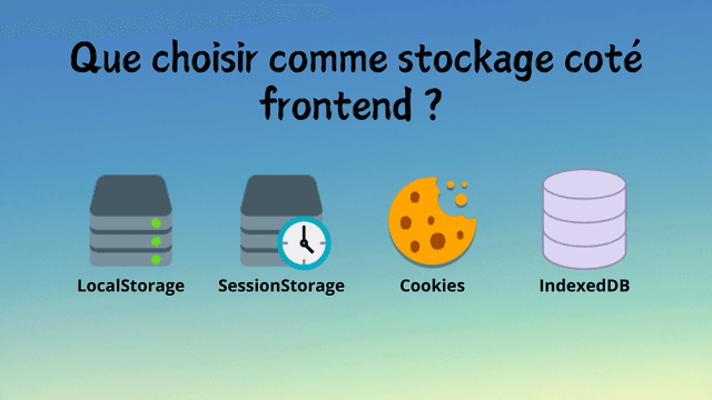 Le guide ultime du stockage frontend : LocalStorage, SessionStorage, Cookies et IndexedDB